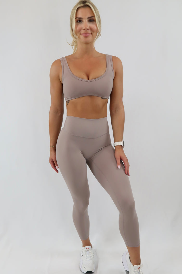 Maia Leggings - Stone Grey