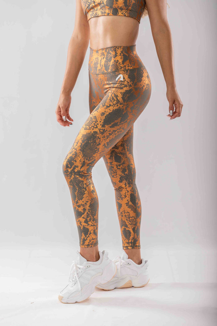 Lux Metallic Legging - Copper