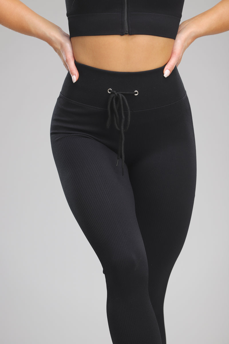 High Waisted Leggings - Black By Rushi Clothing - Wishque