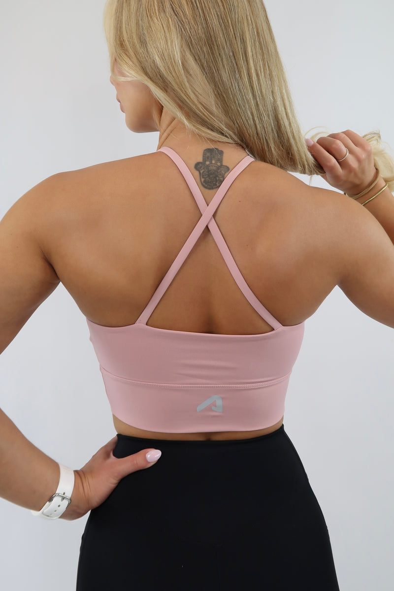 Gemini Sports Bra - Rose Quartz